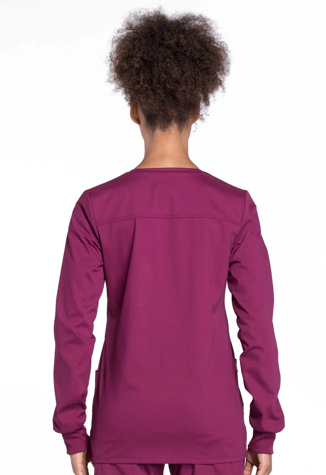 Professionals WW340 Snap Front Jacket Wine