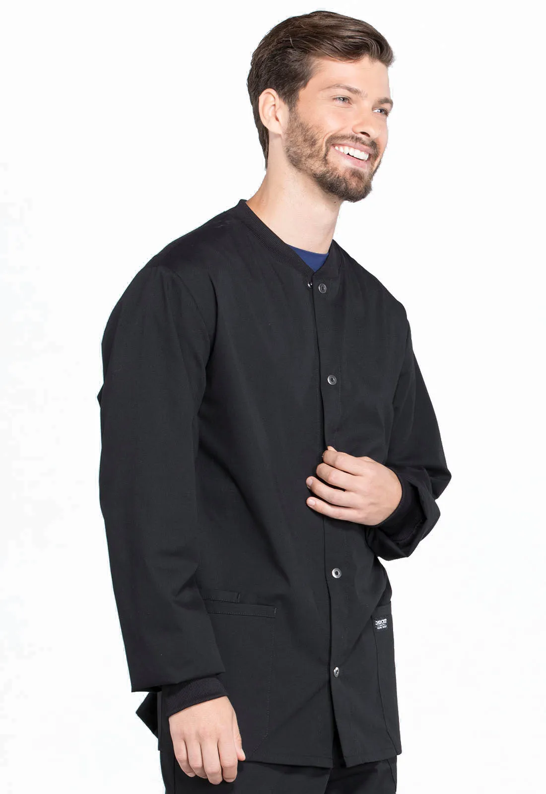 Professionals WW360 Men's Snap Front Jacket Black