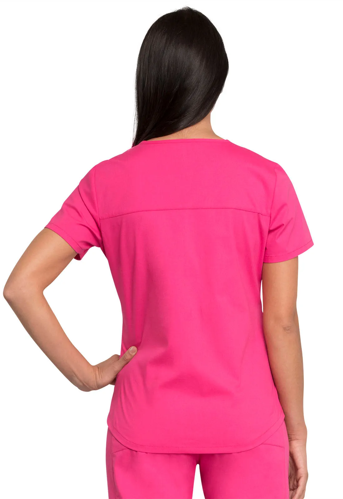 Professionals WW665 V-Neck Top Electric Pink