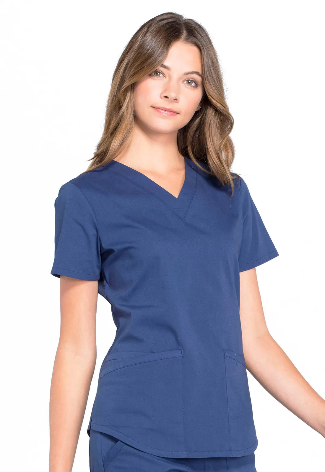 Professionals WW665 V-Neck Top Navy
