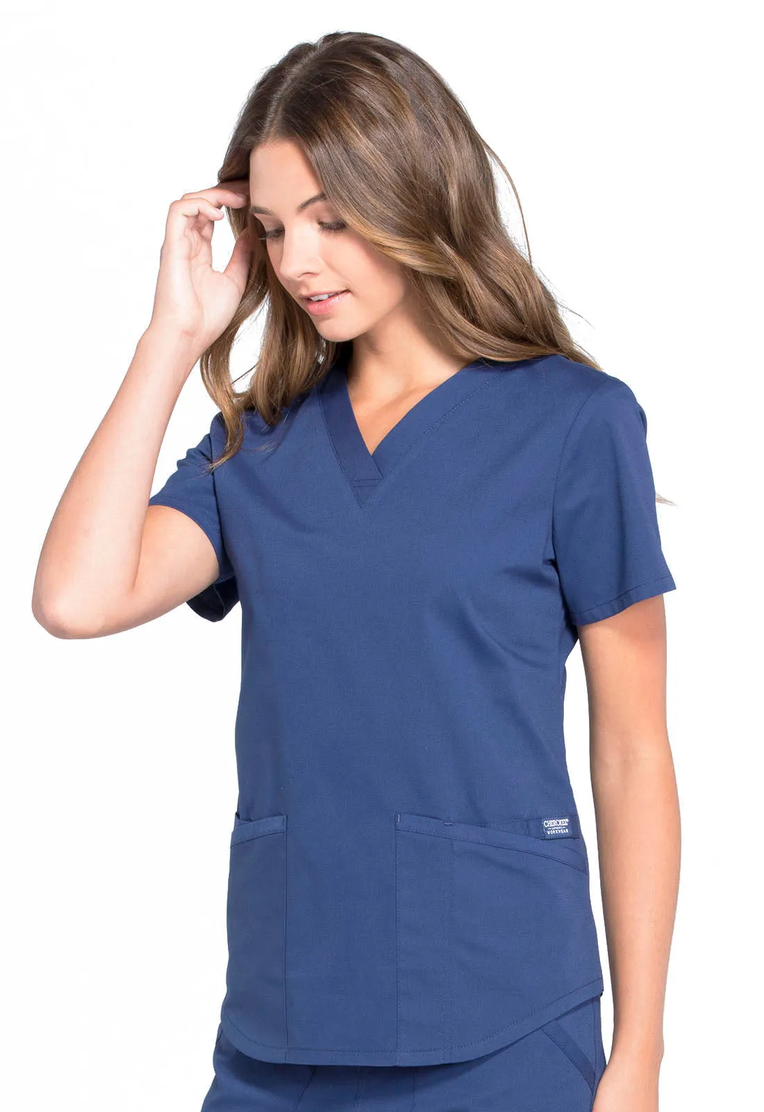 Professionals WW665 V-Neck Top Navy