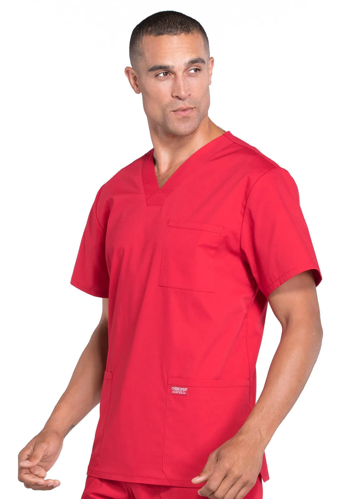 Professionals WW695 Men's V-Neck Top Red