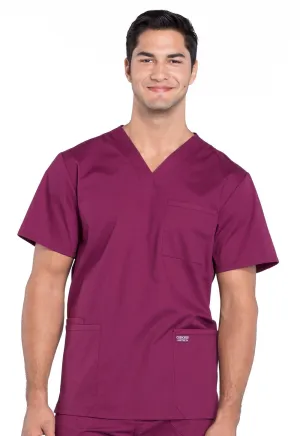 Professionals WW695 Men's V-Neck Top Wine