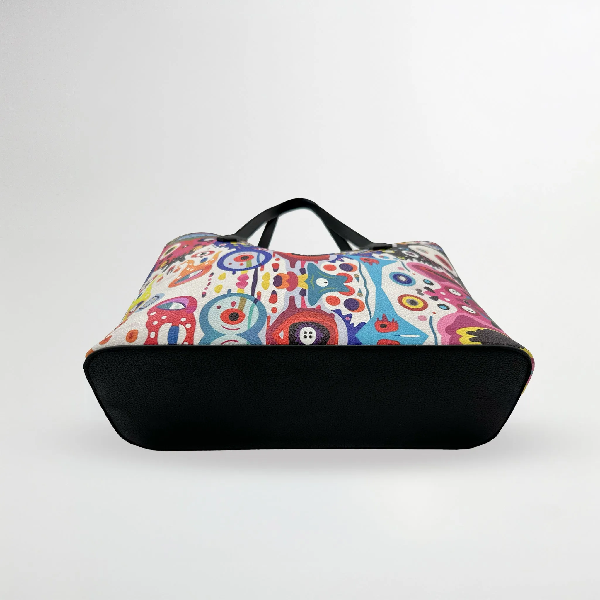 Psychedelic Nellies Vegan Leather Tote Bag