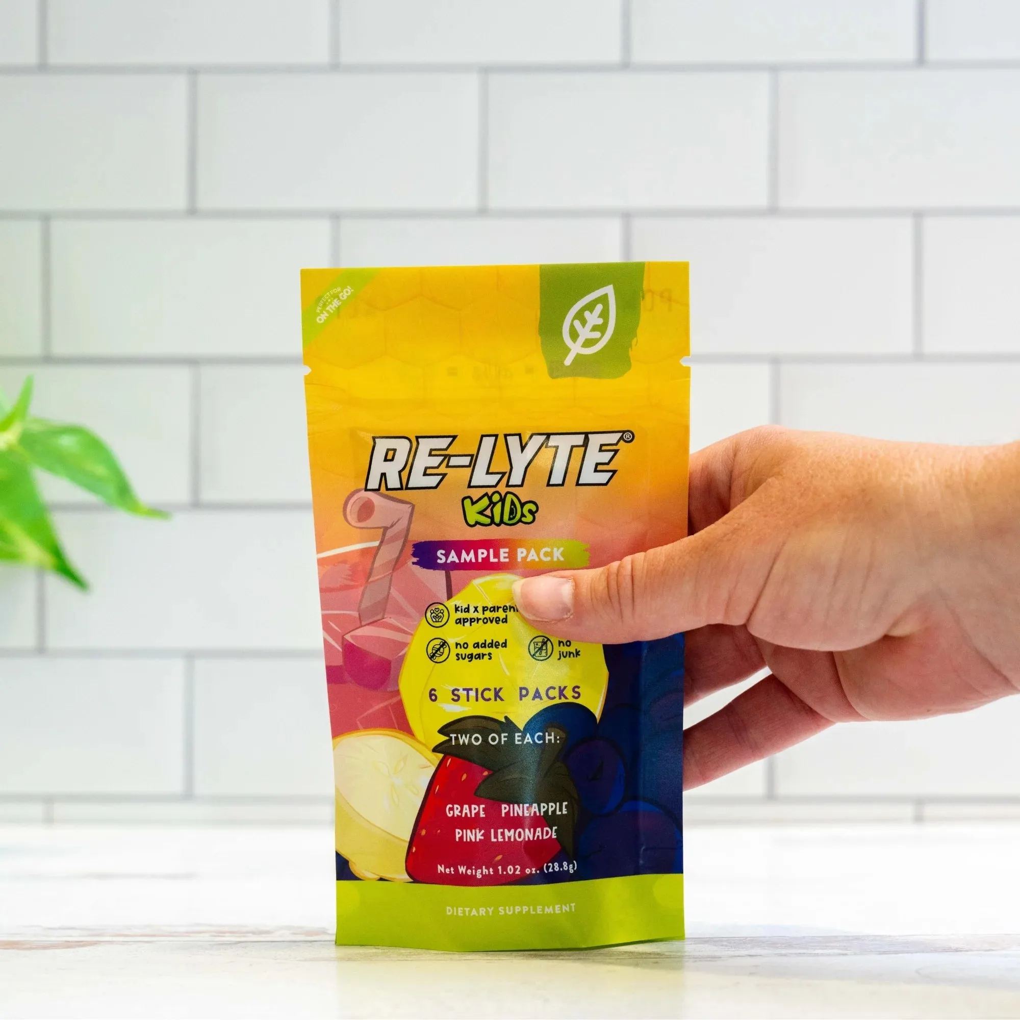 Re-Lyte Kids Hydration - Sample Pack - 6 Stick Packs