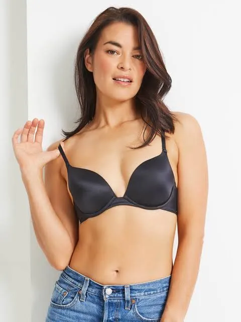 Refined Convertible Push-Up Bra / Black