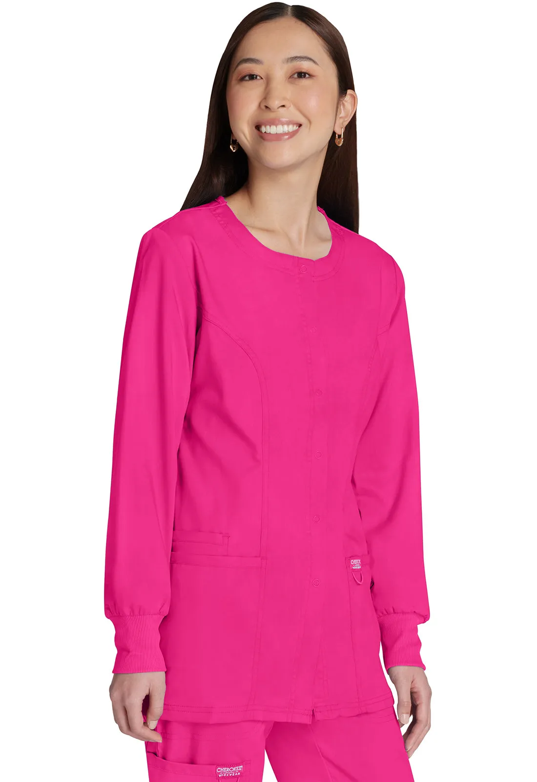 Revolution WW310 Snap Front Jacket Electric Pink