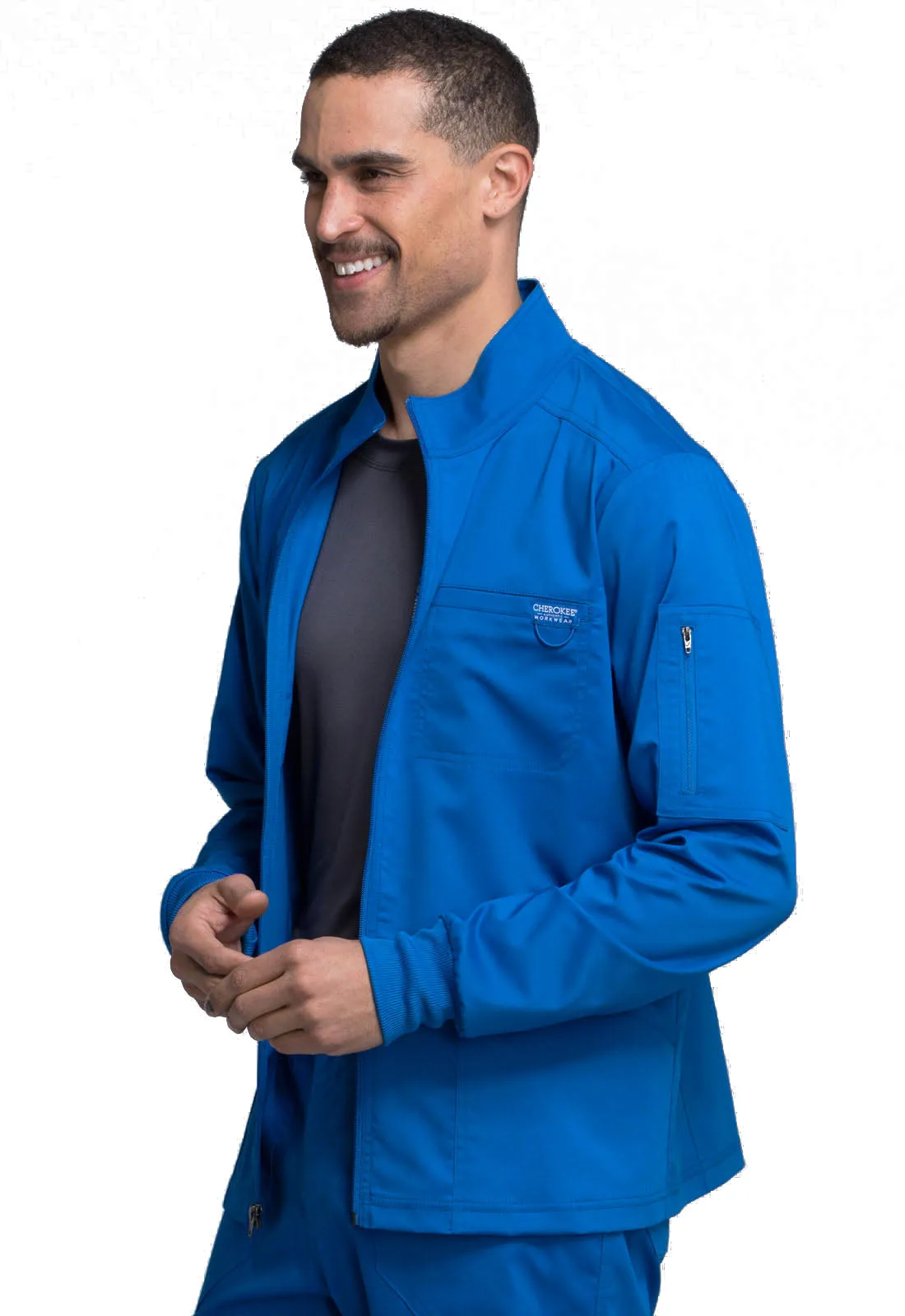 Revolution WW320 Men's Zip Front Jacket Royal