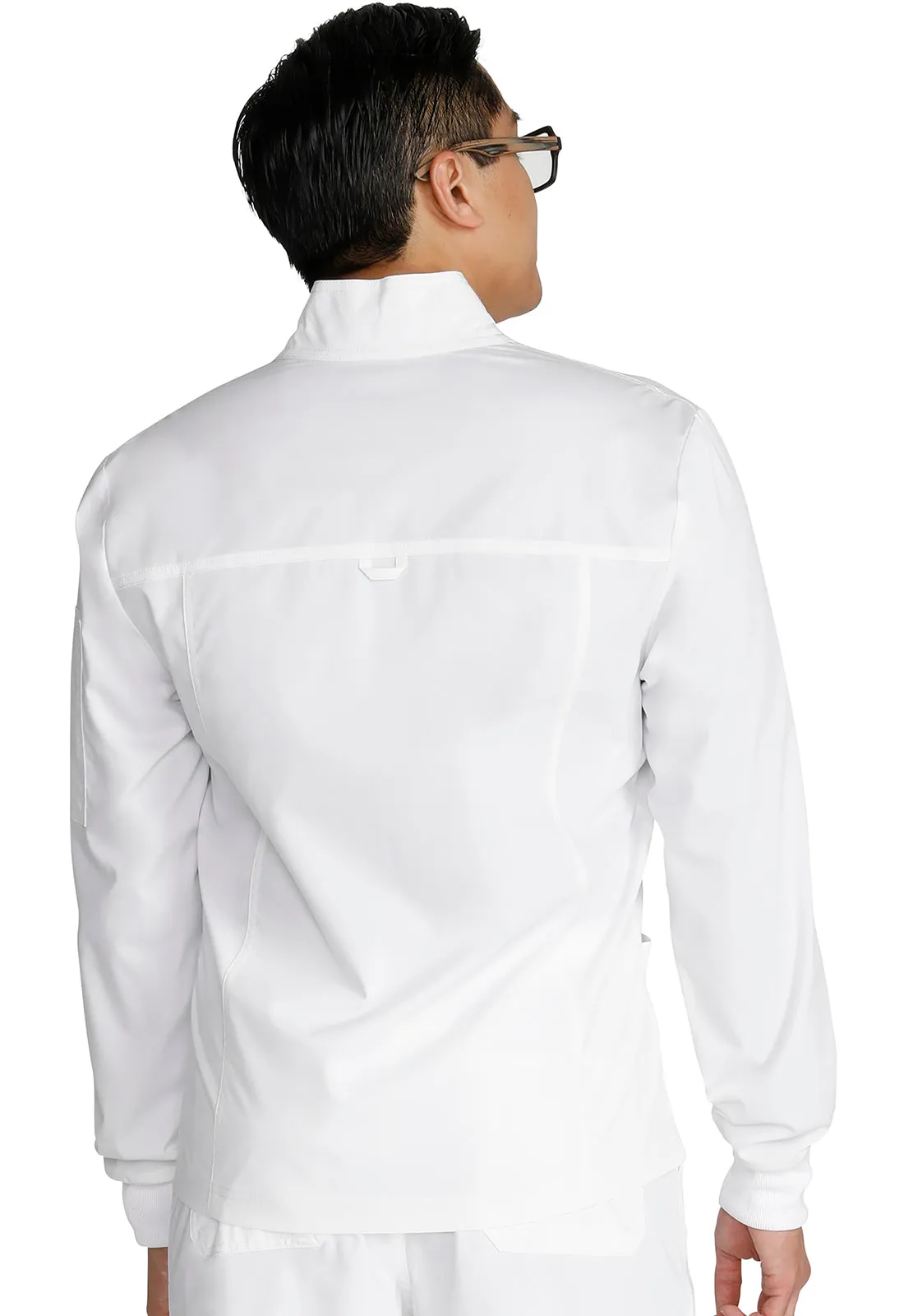 Revolution WW320 Men's Zip Front Jacket White