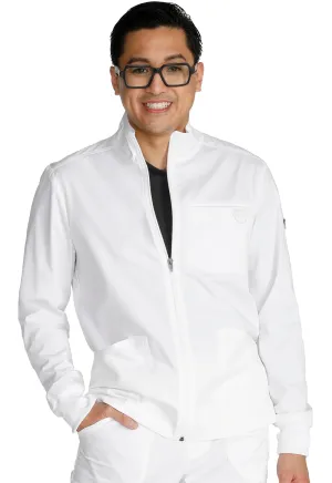 Revolution WW320 Men's Zip Front Jacket White