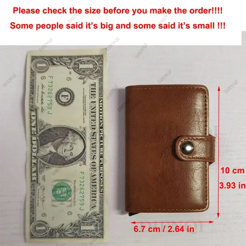 RFID Carbon Fiber Pop-Up Wallet