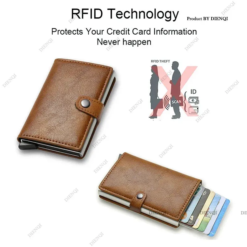 RFID Carbon Fiber Pop-Up Wallet