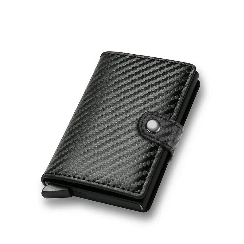 RFID Carbon Fiber Pop-Up Wallet