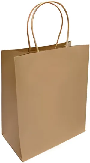 RiteEarth - 16" x 6" x 12" Kraft Paper Twist Handle Bag, 250/Cs , 16Cs/Sk - PT16612K