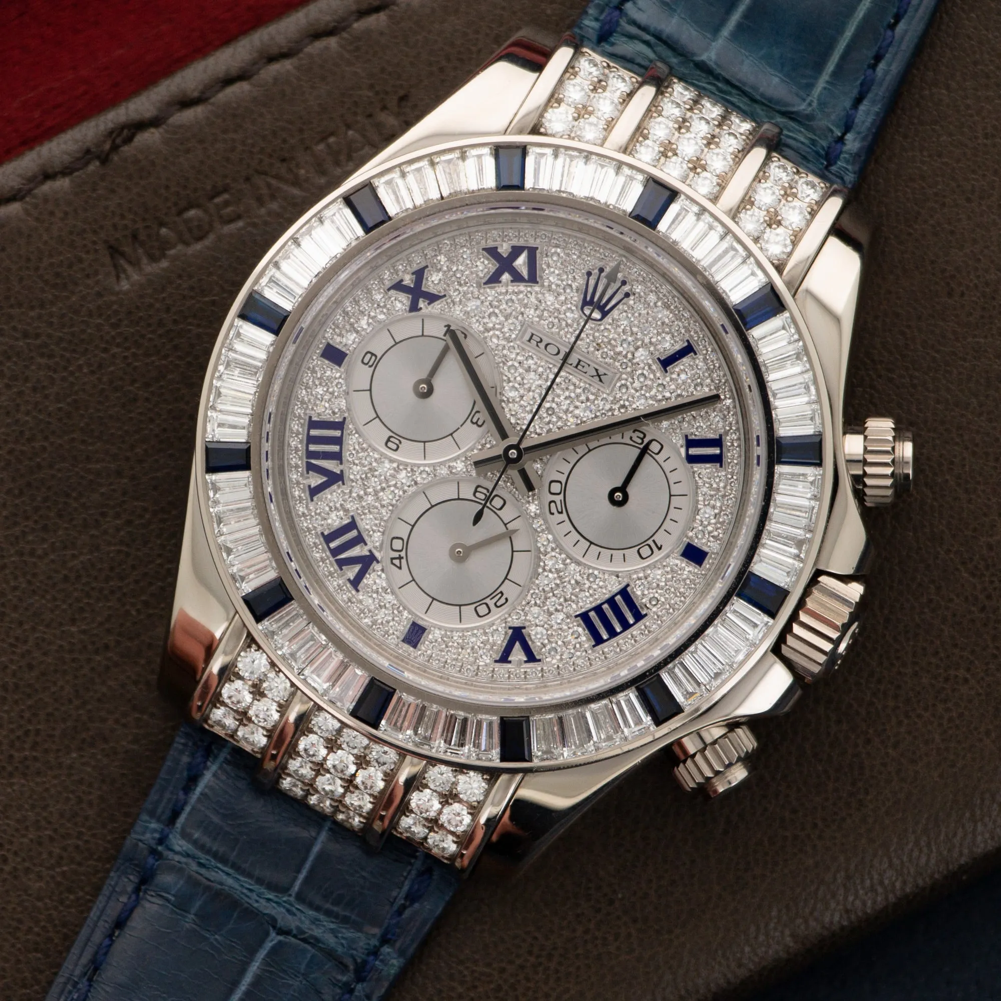 Rolex Cosmograph Daytona Diamond & Sapphire Watch Ref. 116599