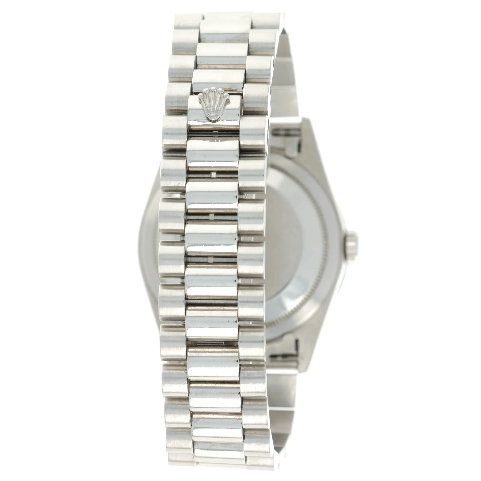 Rolex Platinum Day-Date Diamond Watch Ref. 18366