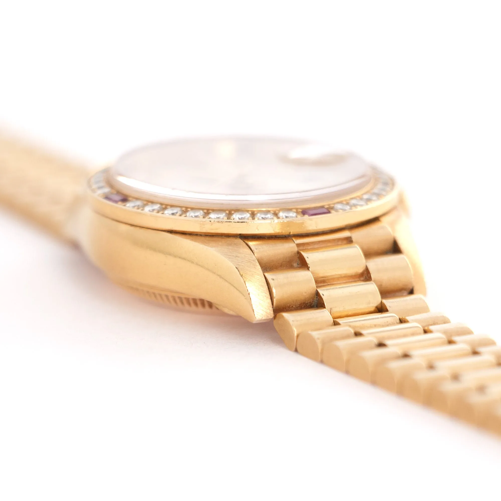 Rolex Yellow Gold Datejust Diamond Ruby Watch Ref. 79068
