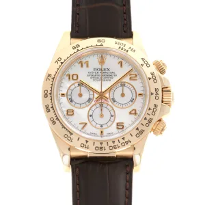 Rolex Yellow Gold Daytona MOP Zenith Watch Ref. 16518