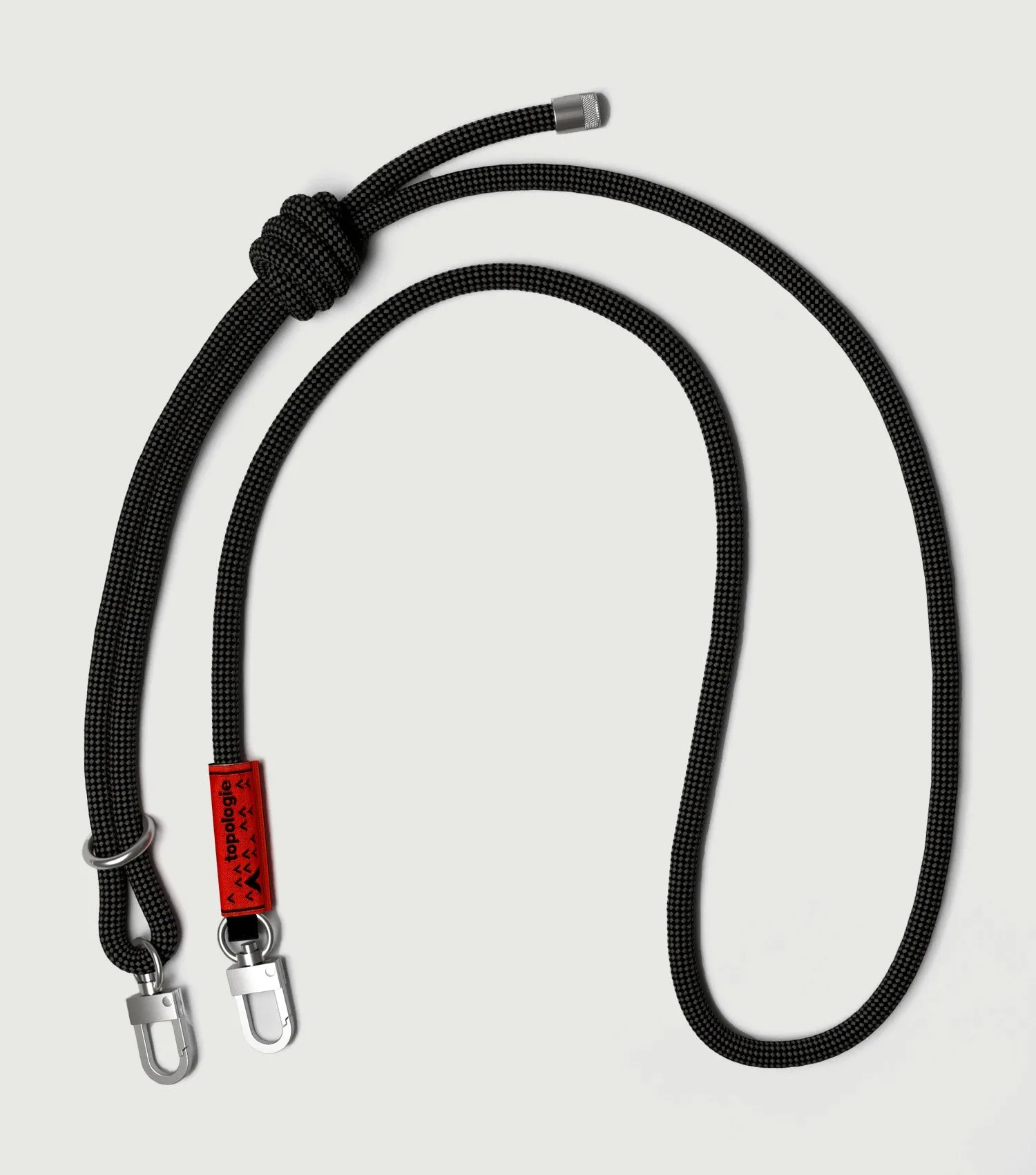 Rope Strap 8.00mm Black Lattice