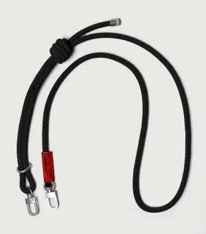 Rope Strap 8.00mm Black Lattice