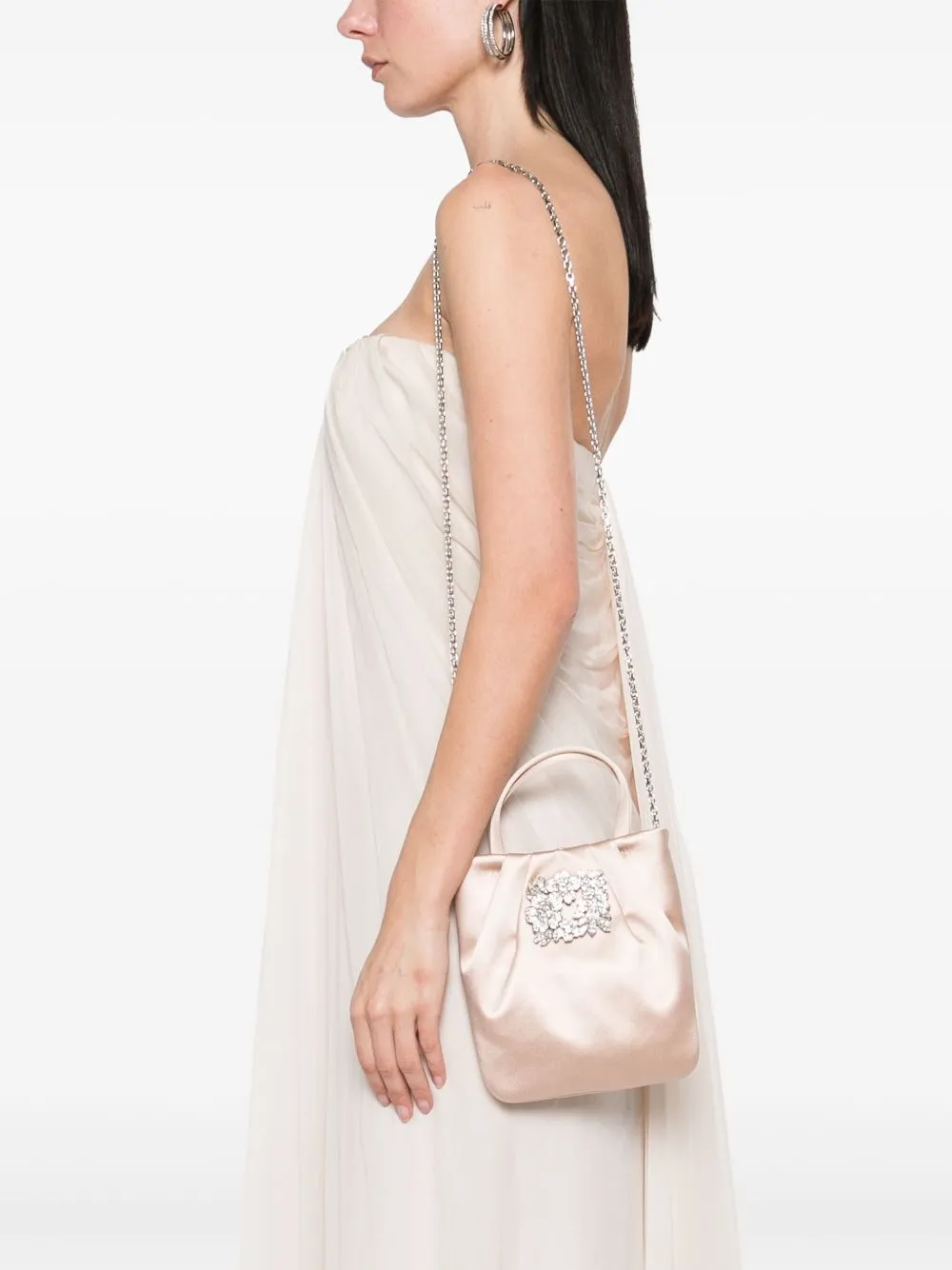 Rv bouquet satin mini bag