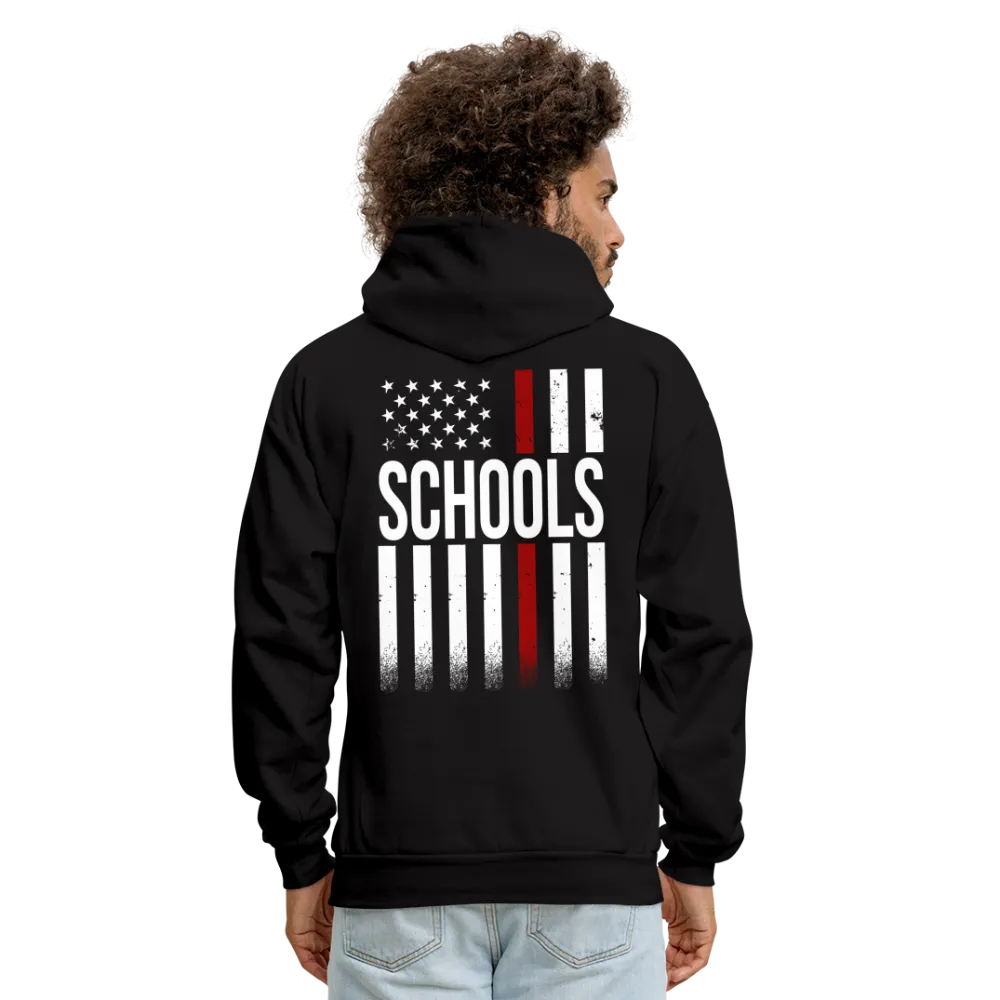 SCHOOLS Firefighter  Adult Hoodie