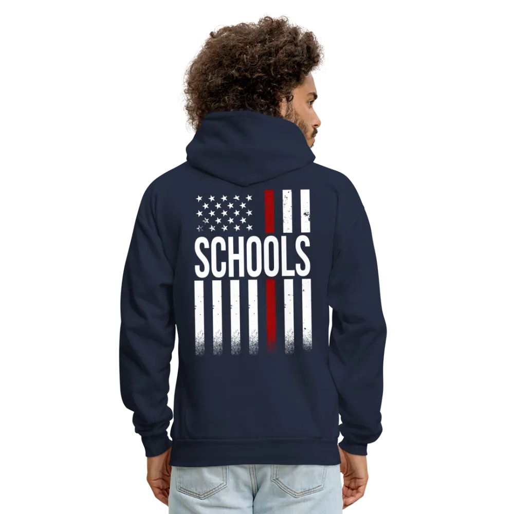 SCHOOLS Firefighter  Adult Hoodie