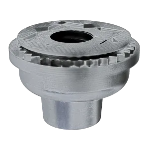 Self-Clinching Nut, Floating-Locking, Steel, Zinc Clear, Metric, M6x1.0 x 2, 50 Pack
