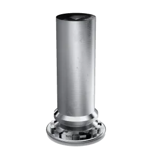 Self-Clinching Pin, 2024-T4 Aluminum, 0.137 x 0.625, 100 Pack