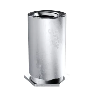 Self-Clinching Standoff, Blind Threaded for SS Sheets, 400 Series Stainless Steel, Passivated, M4x0.7 x 18, 100 Pack