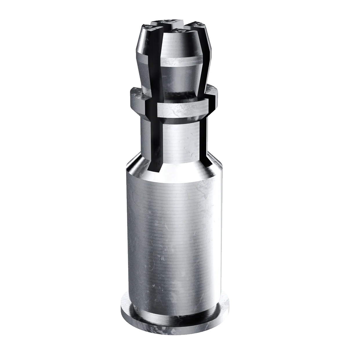 Self-Clinching Standoff, Spring Top, 7075-T6 Aluminum, 4MM x 18, 100 Pack