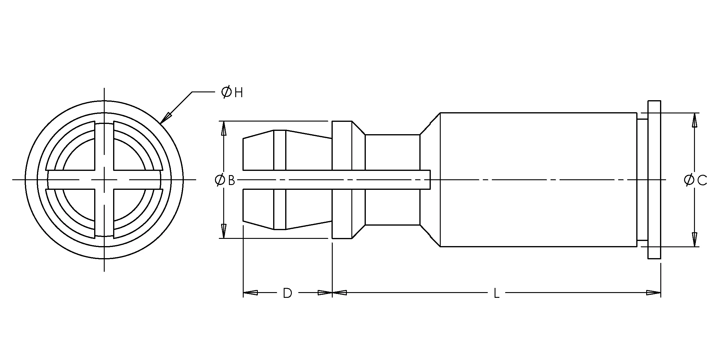 Self-Clinching Standoff, Spring Top, 7075-T6 Aluminum, 4MM x 18, 100 Pack