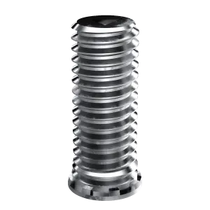 Self-Clinching Stud, Close Edge, 300 Series Stainles Steel, Passivated, 2-56 x 0.500, 100 Pack