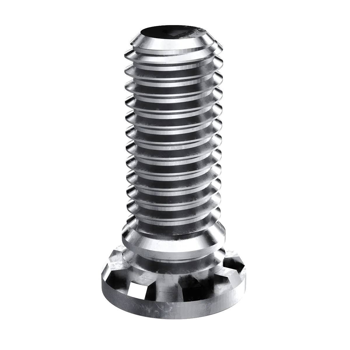 Self-Clinching Stud, High Torque, Steel, Zinc, M6x1.0 x 50, 50 Pack