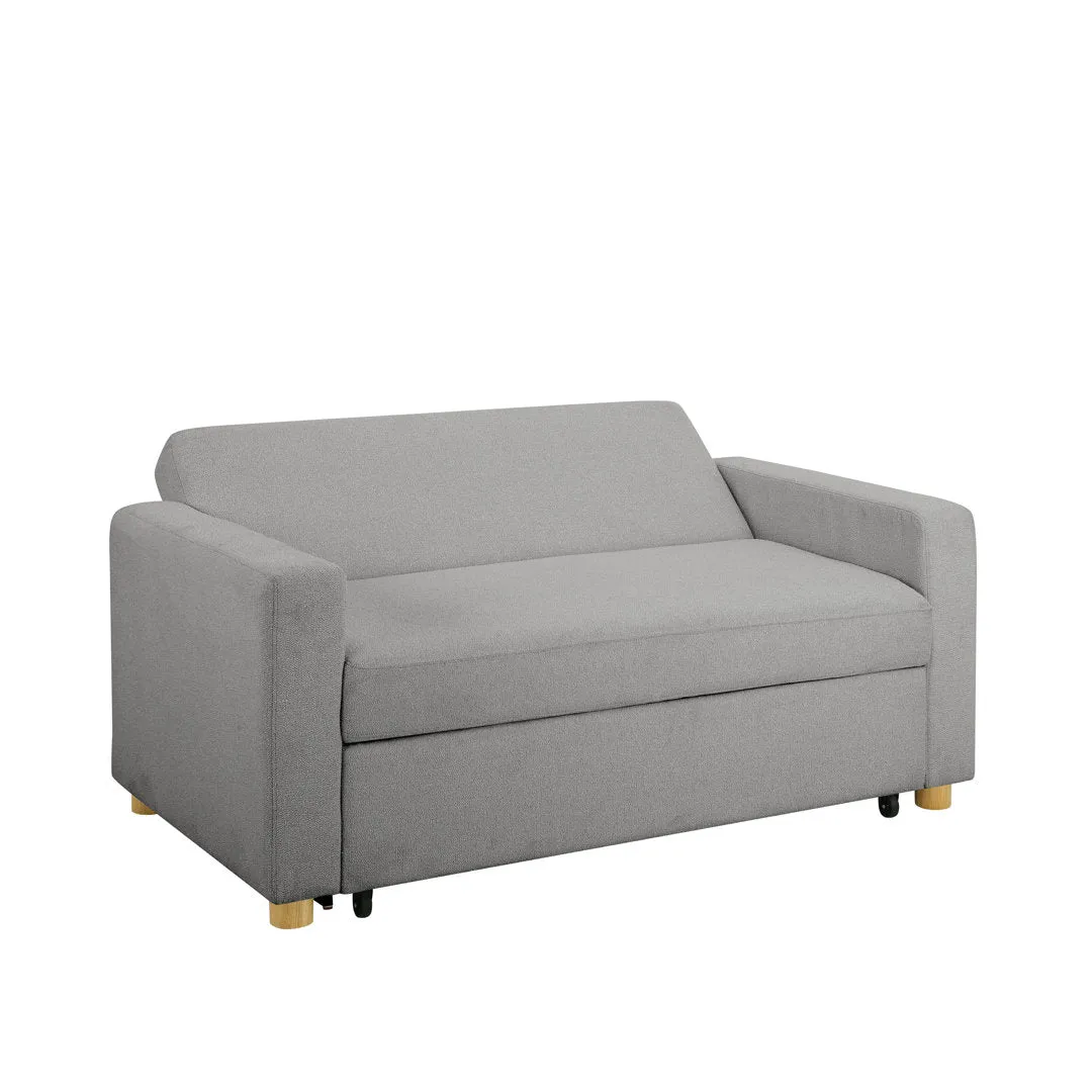Serta Trinity Full Size Convertible Sleeper Sofa Serta Fabric: Gray Woven