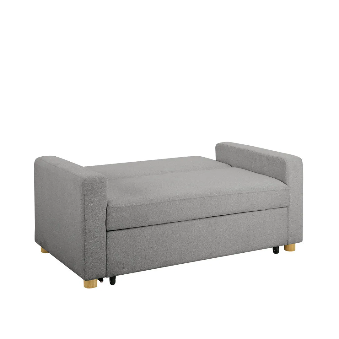 Serta Trinity Full Size Convertible Sleeper Sofa Serta Fabric: Gray Woven