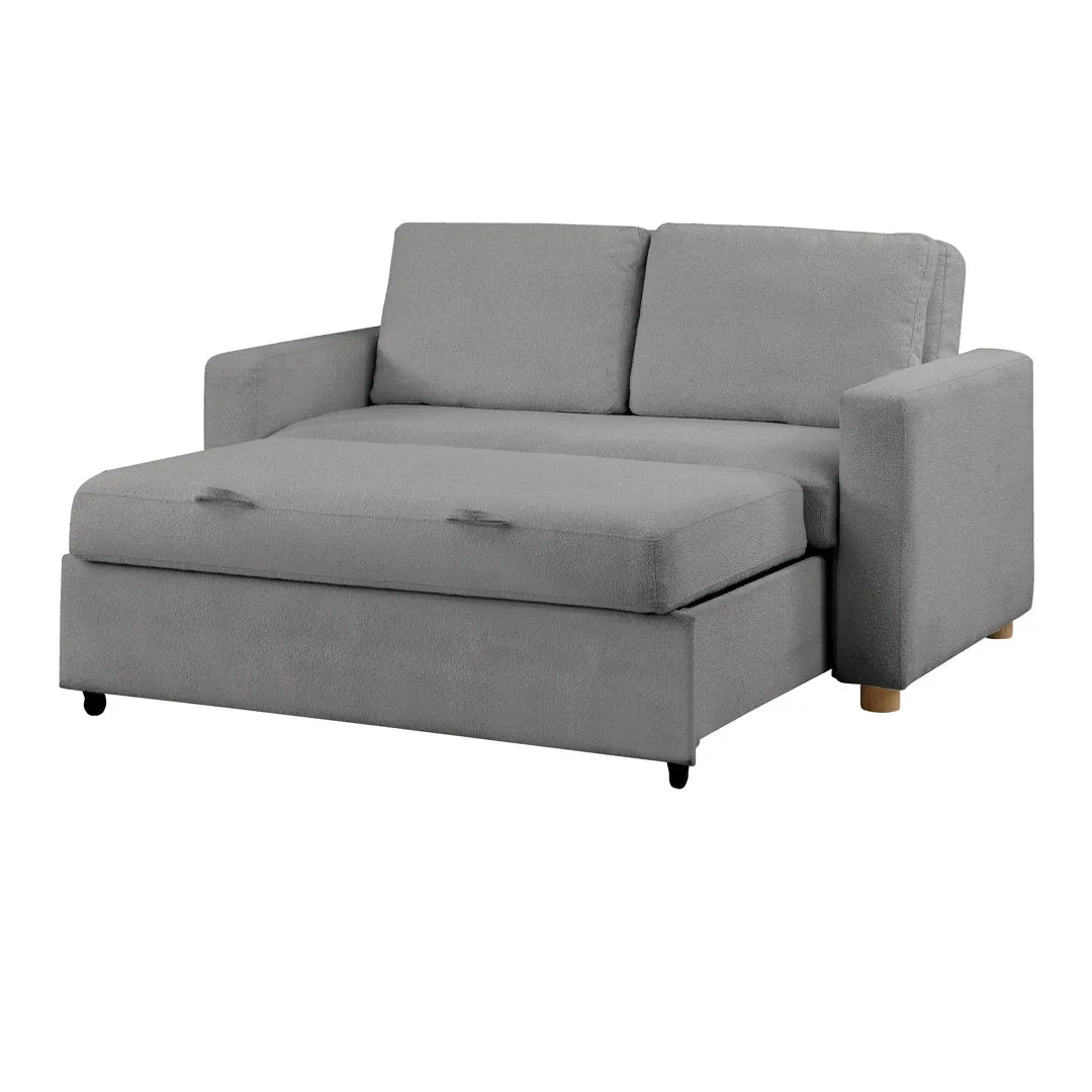 Serta Trinity Full Size Convertible Sleeper Sofa Serta Fabric: Gray Woven