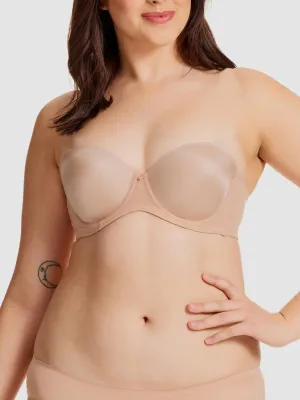 Sheer Support 4 Way Convertible Bra - Honey Lust
