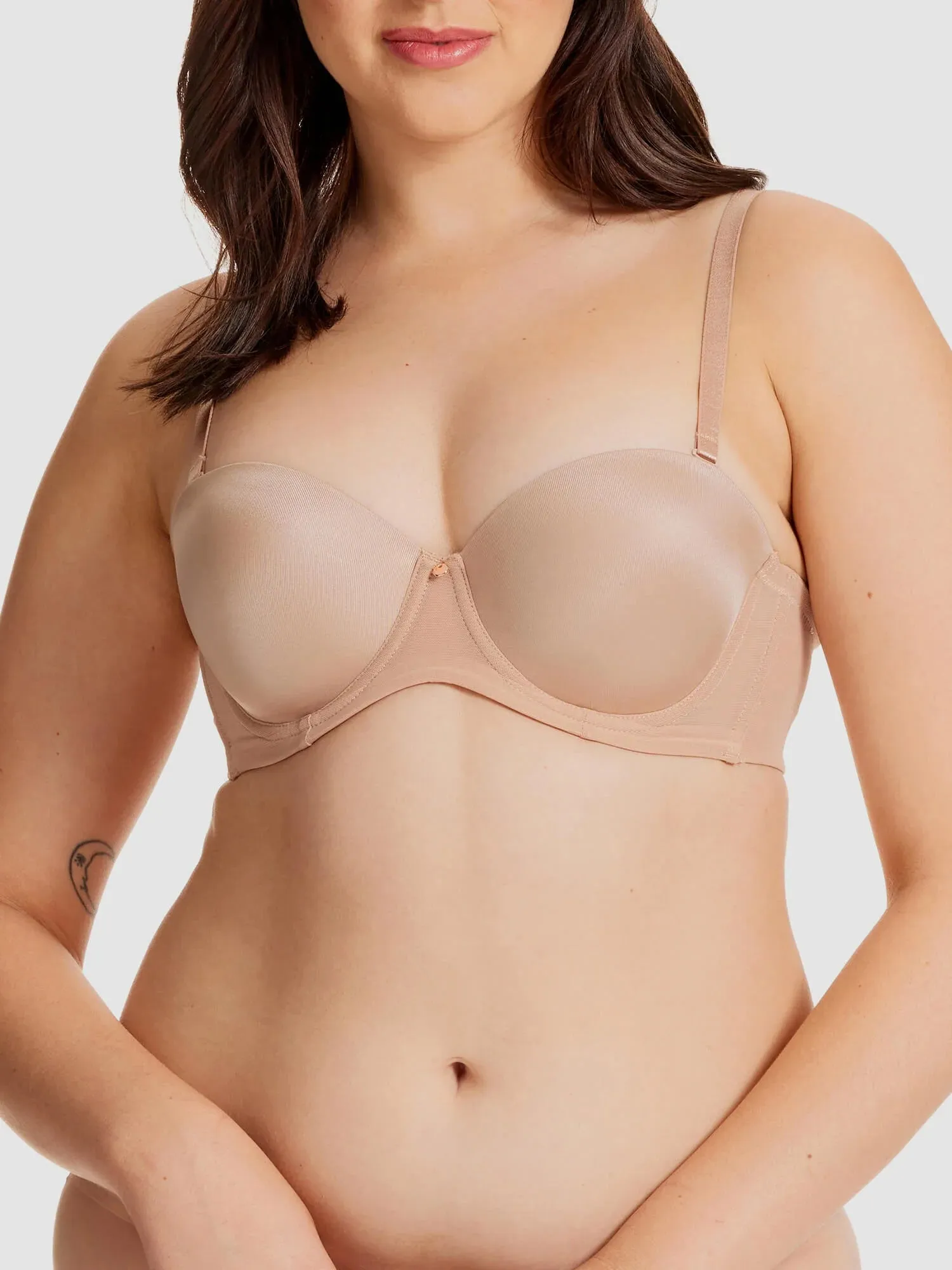 Sheer Support 4 Way Convertible Bra - Honey Lust