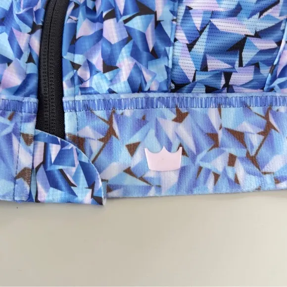 SheFit Ultimate High Impact Sports Bra Prism Blue Size 6 Luxe