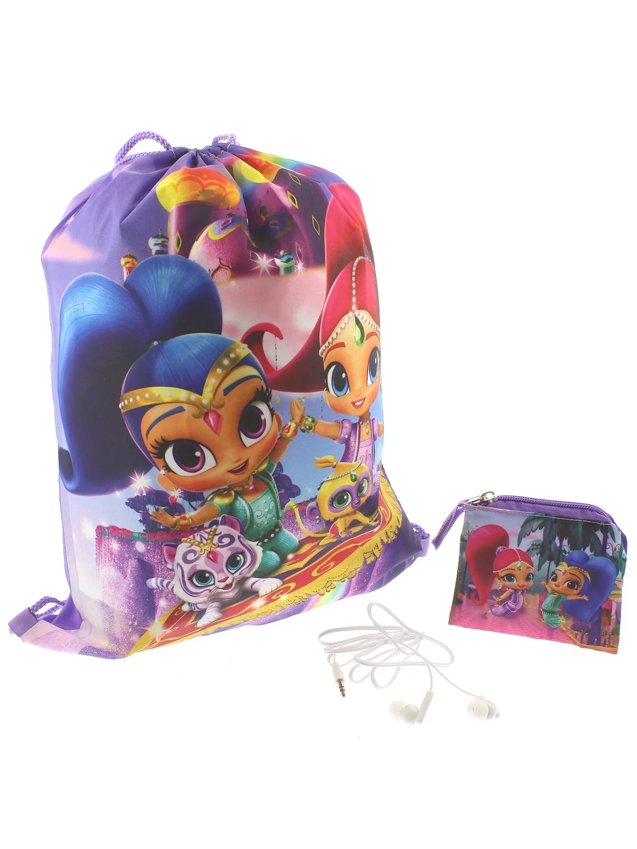 Shimmer & Shine Boxed Gift Set Backpack Headphones and Coin Purse