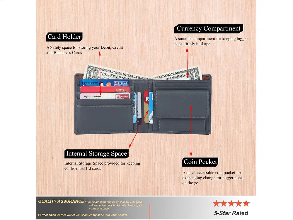 Smooth Premium 12 Card Billfold RFID Wallet #4562