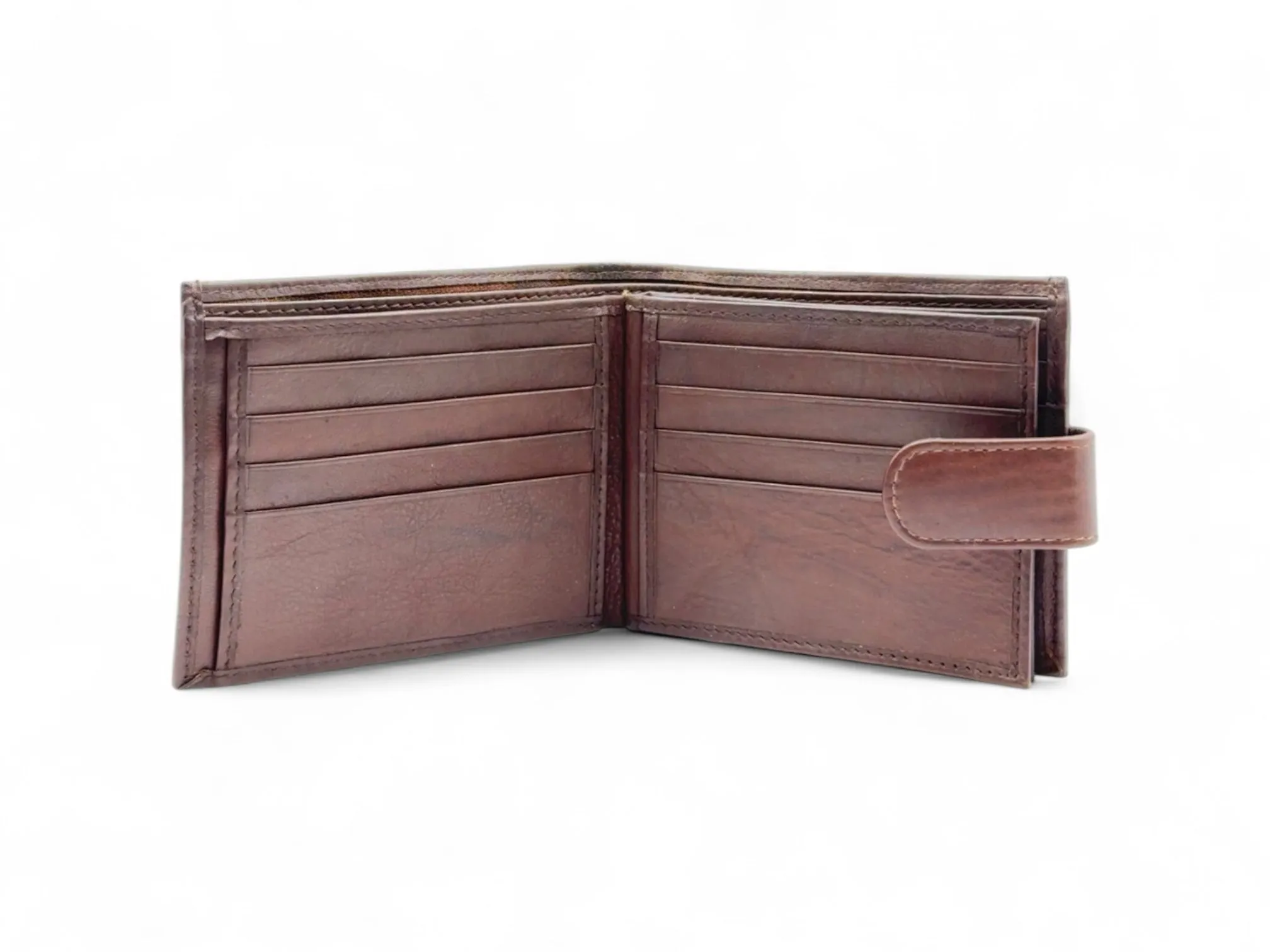 Smooth Premium 18 Card Billfold RFID Wallet Coin Pocket & Loop #983CL