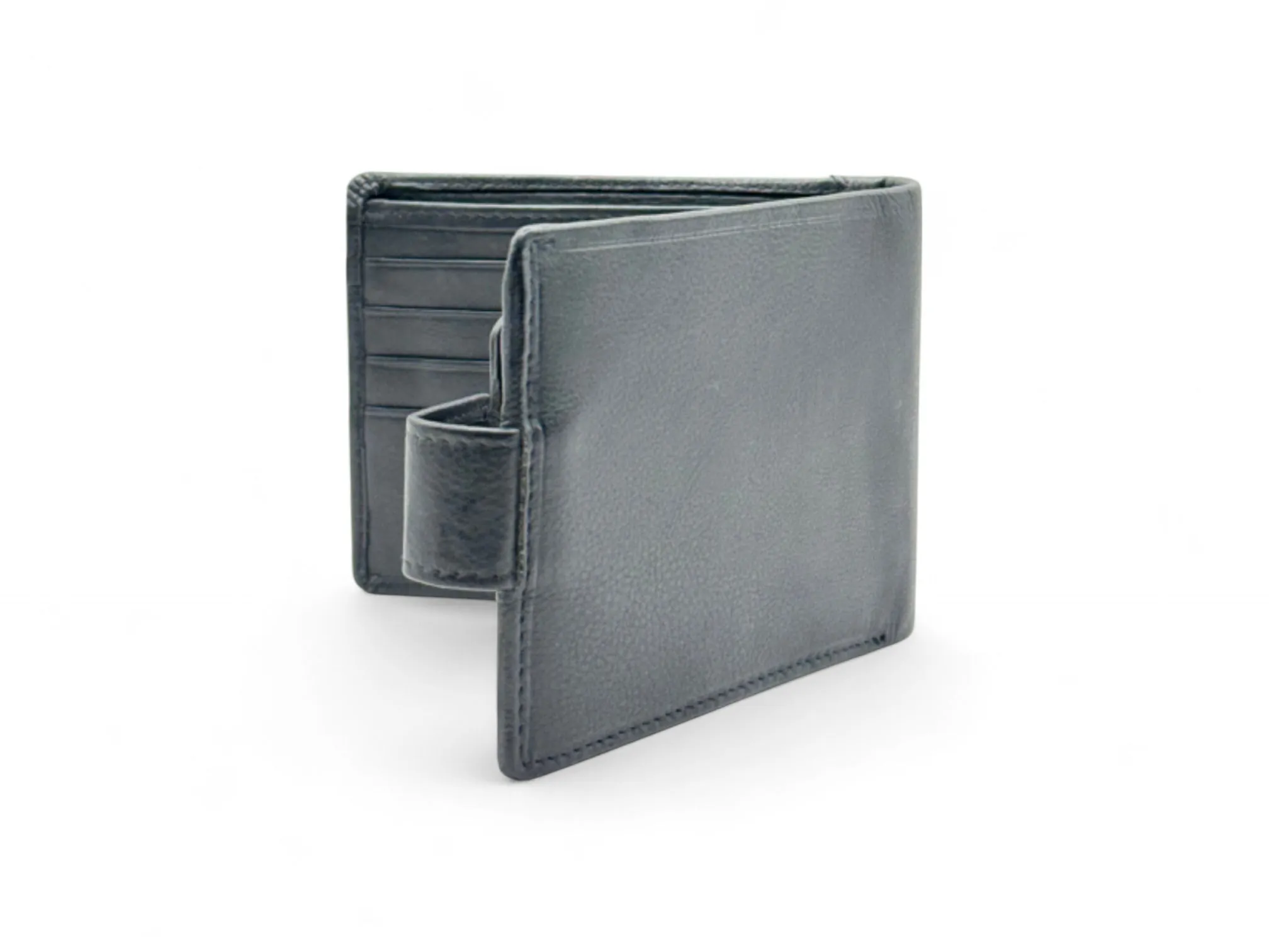 Smooth Premium 18 Card Billfold RFID Wallet Coin Pocket & Loop #983CL