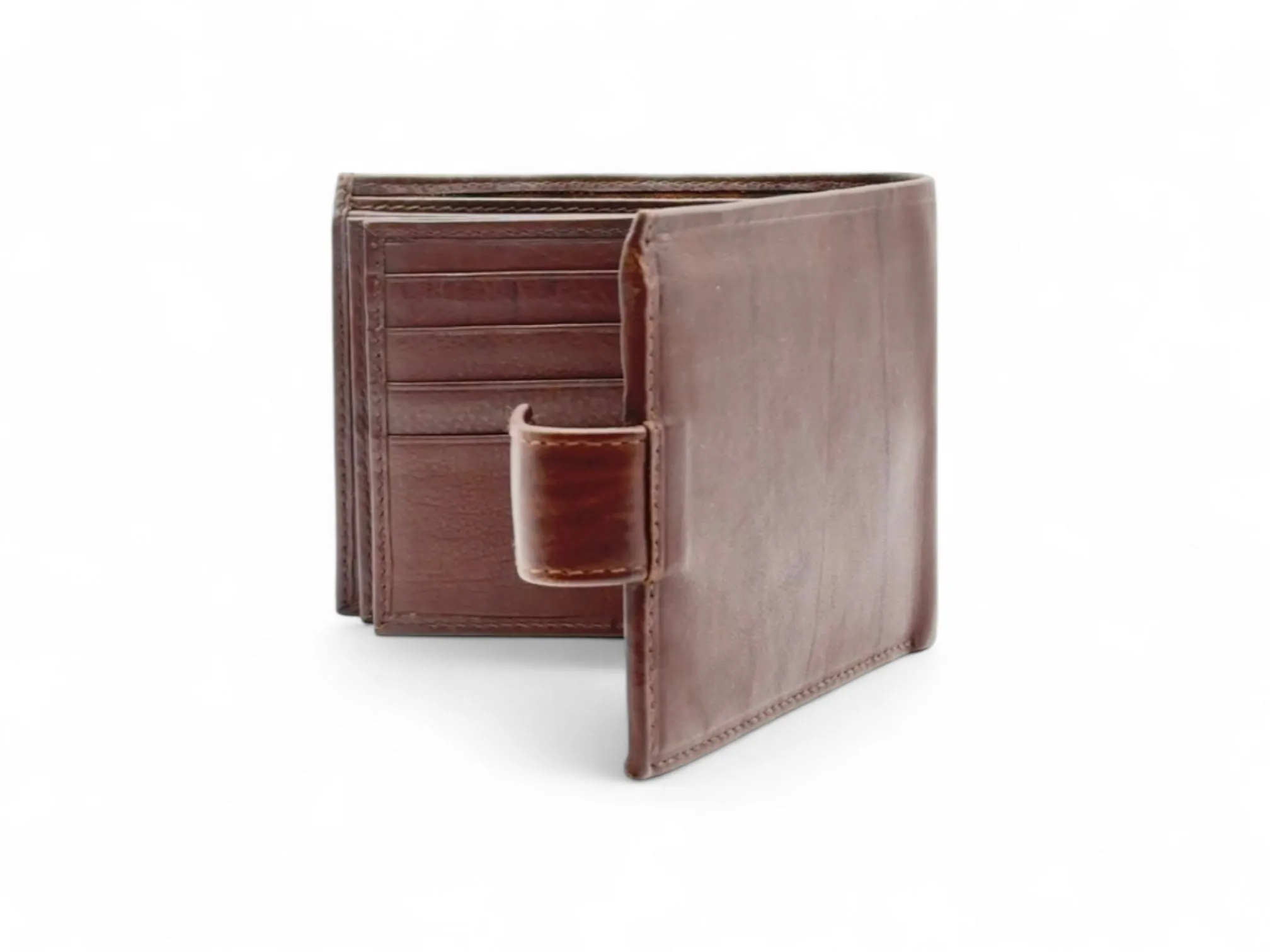 Smooth Premium 18 Card Billfold RFID Wallet Coin Pocket & Loop #983CL