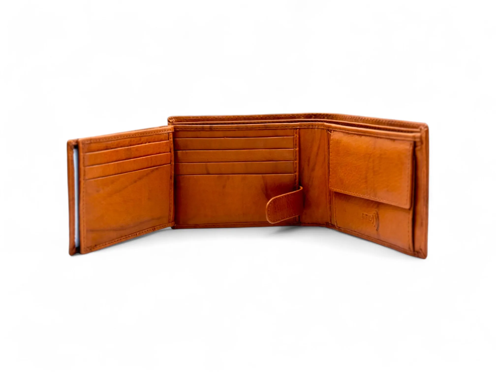Smooth Premium 18 Card Billfold RFID Wallet with Coin Pocket #1013C