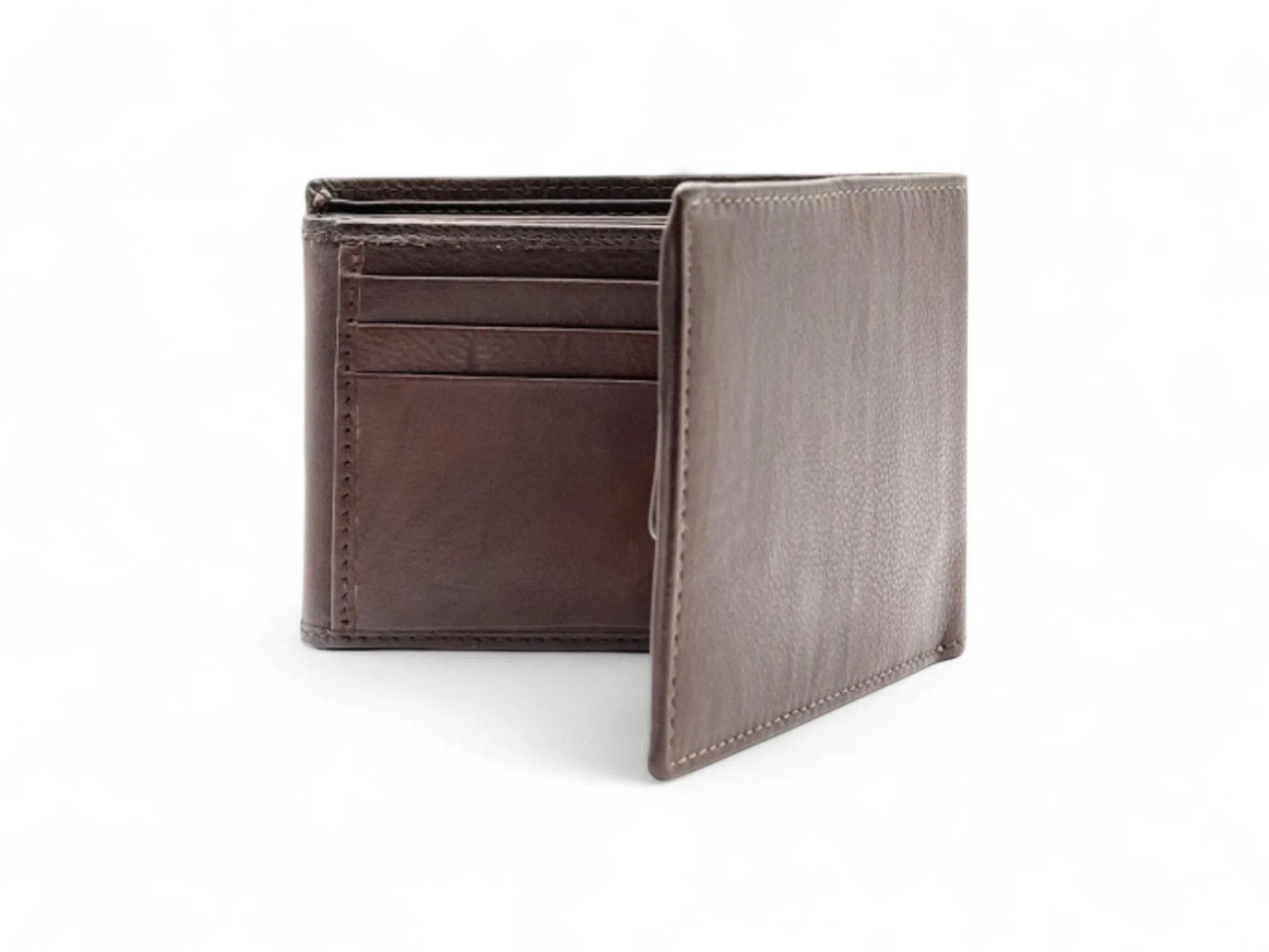Smooth Premium 18 Card Billfold RFID Wallet with Coin Pocket #1013C