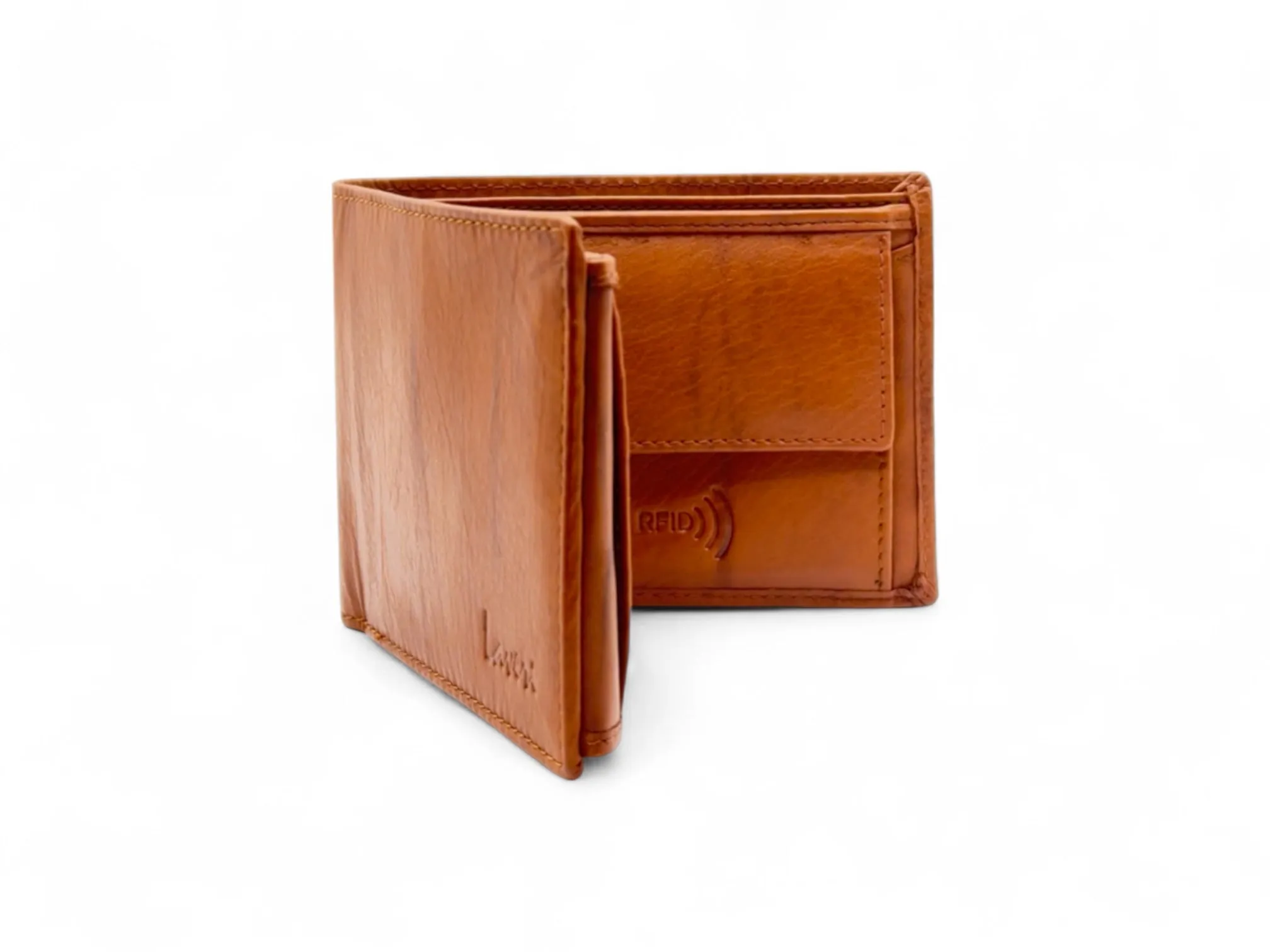 Smooth Premium 18 Card Billfold RFID Wallet with Coin Pocket #1013C