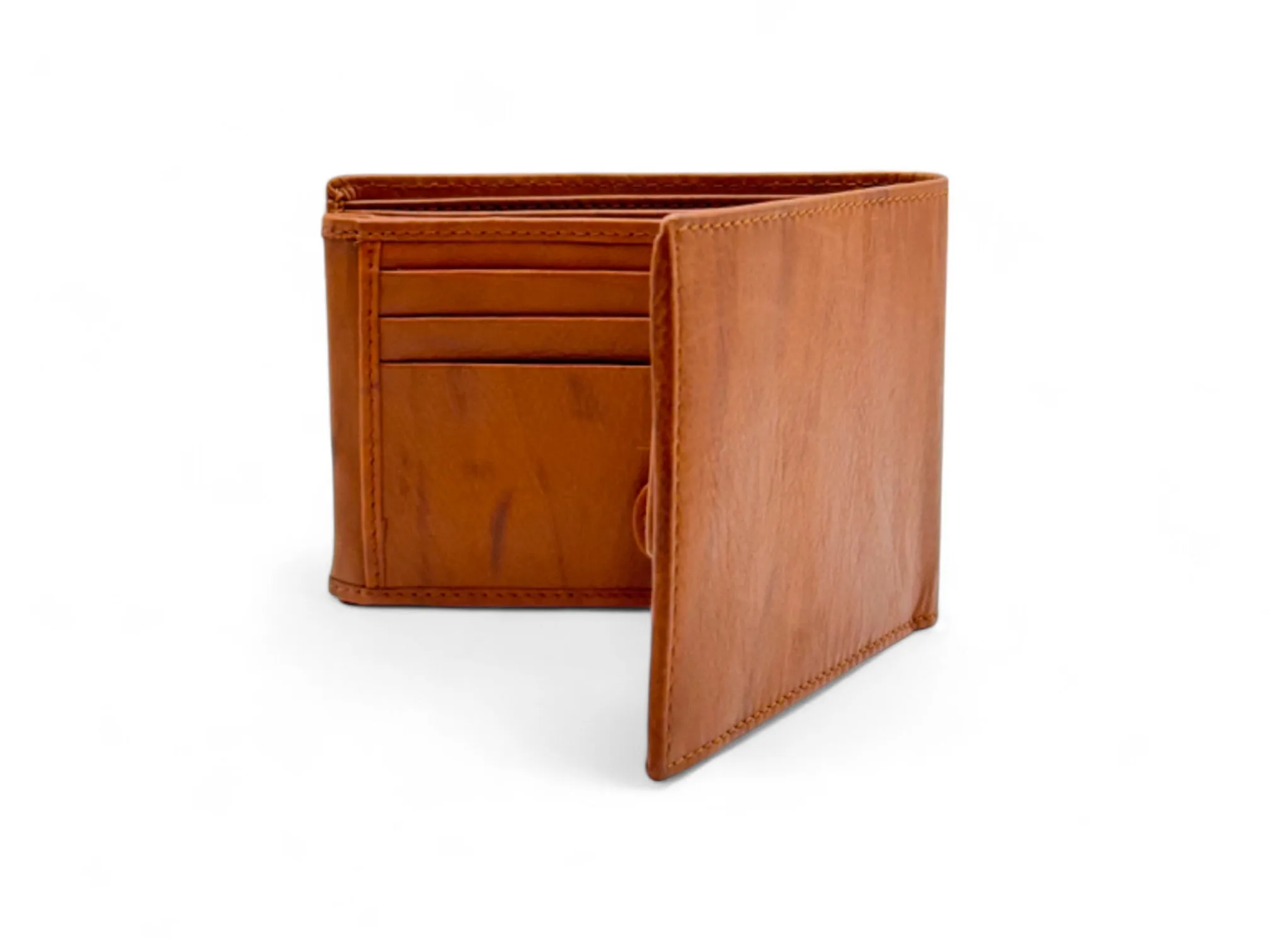 Smooth Premium 18 Card Billfold RFID Wallet with Coin Pocket #1013C