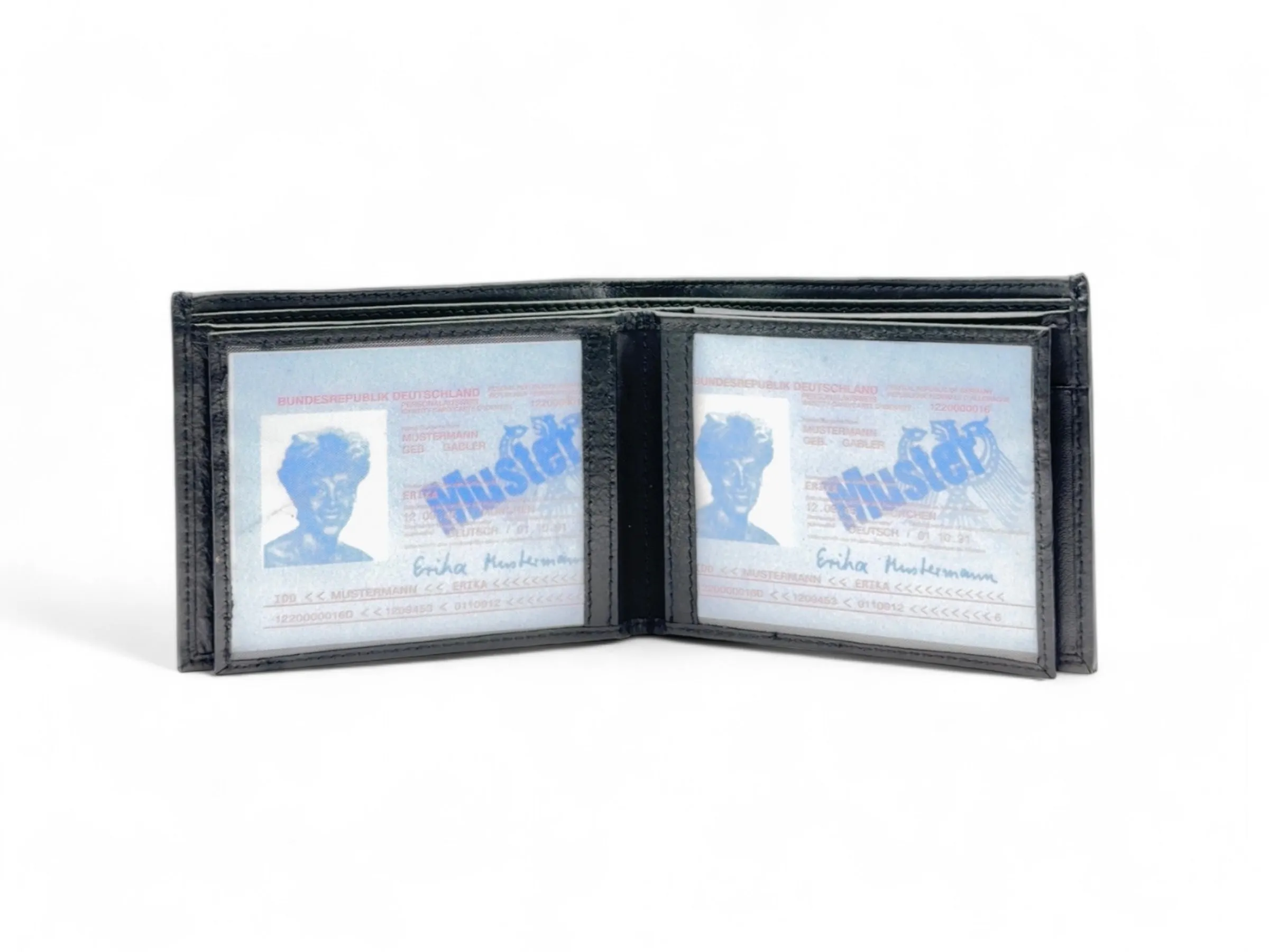 Smooth Premium 18 Card Billfold RFID Wallet with Coin Pocket #983C